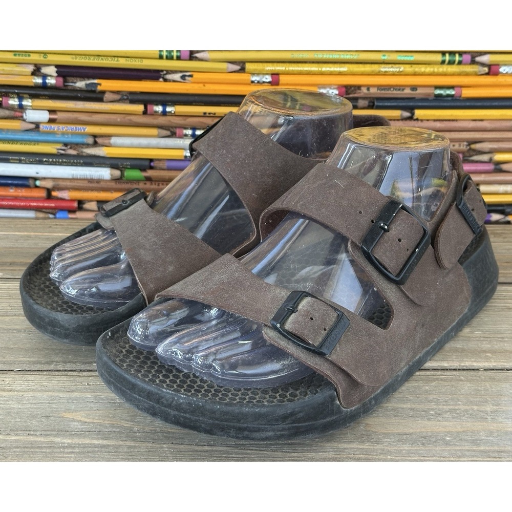 Birkenstock Trinidad Birko Brown Sandals Women's 8 Outdoor
